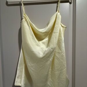 Wilfred Pale Yellow Satin Blouse